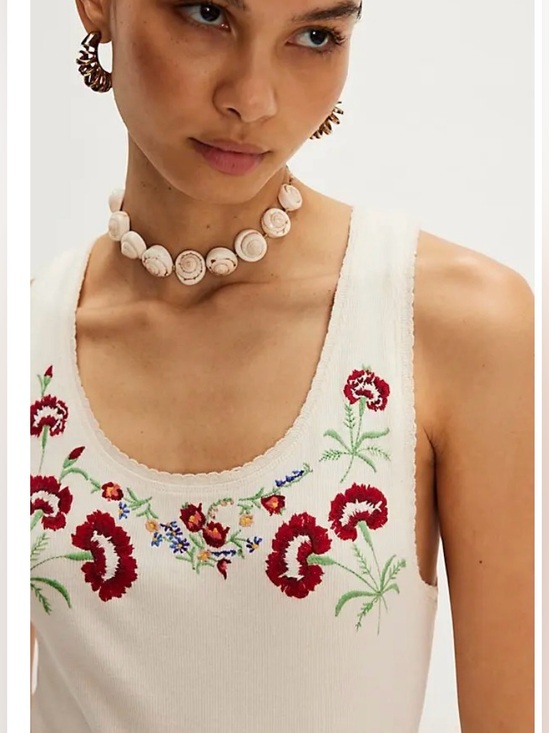 Free People Tops - Free People We The Free Summer Tank. NWT. Ivory